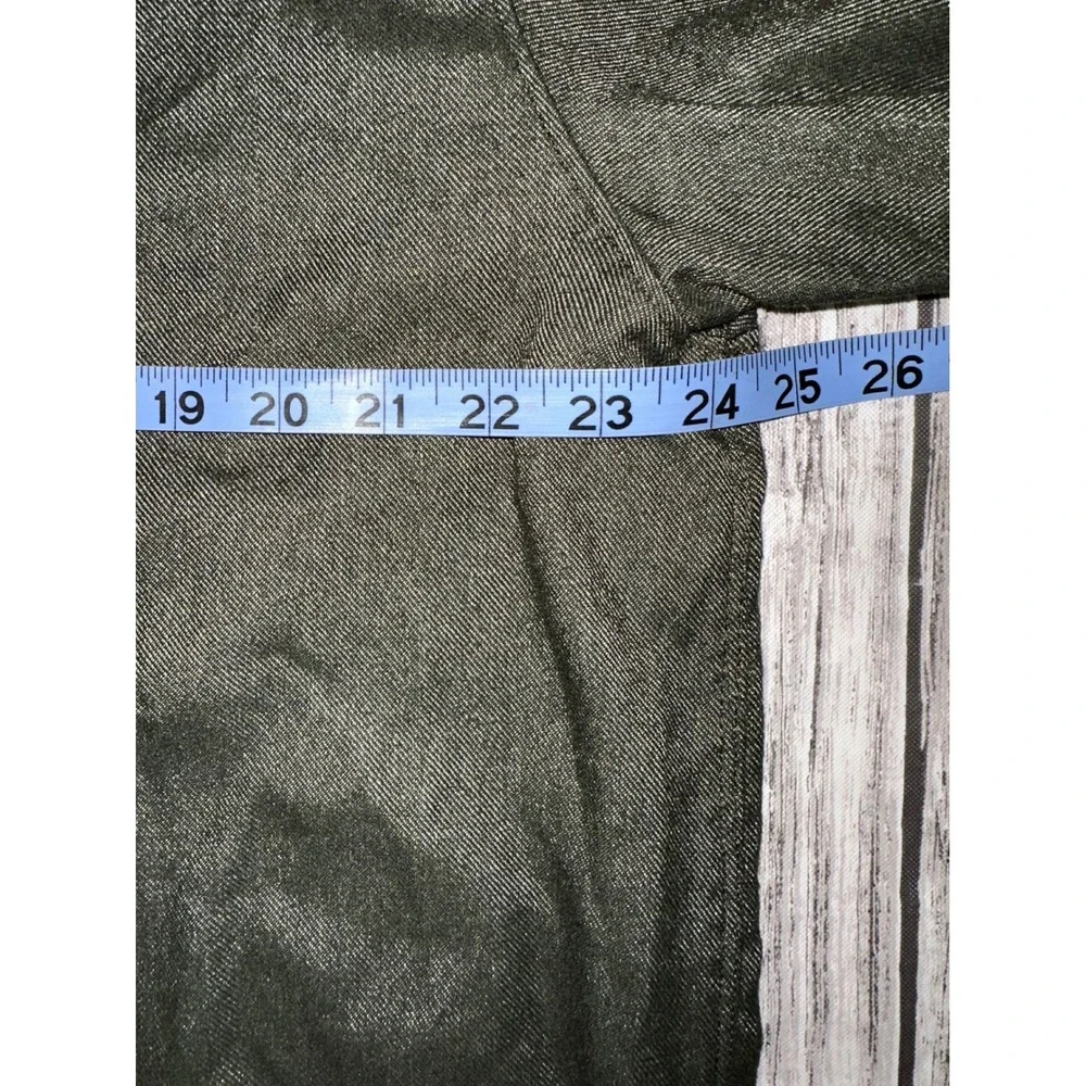 The North Face Green Flannel Long‎ Sleeve Button Down Shirt Mens X-Large Hiking